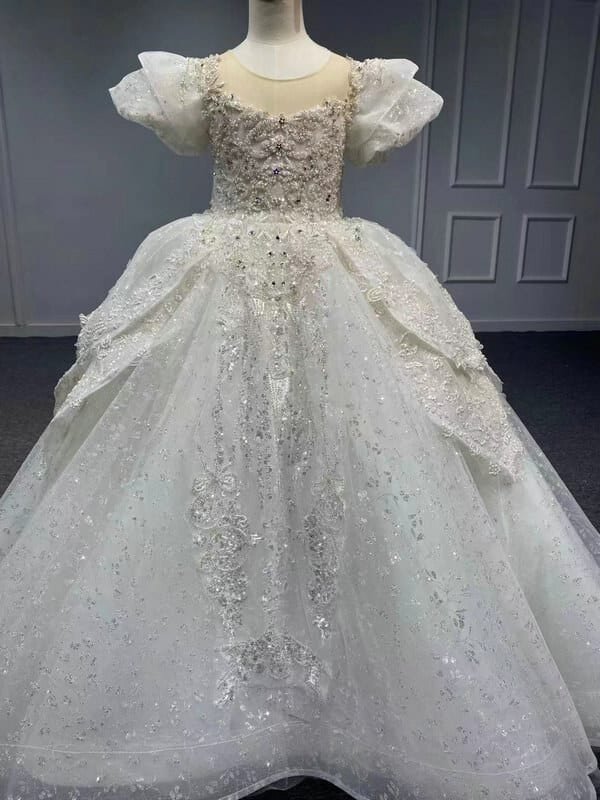princess flower girl dress 1118-001