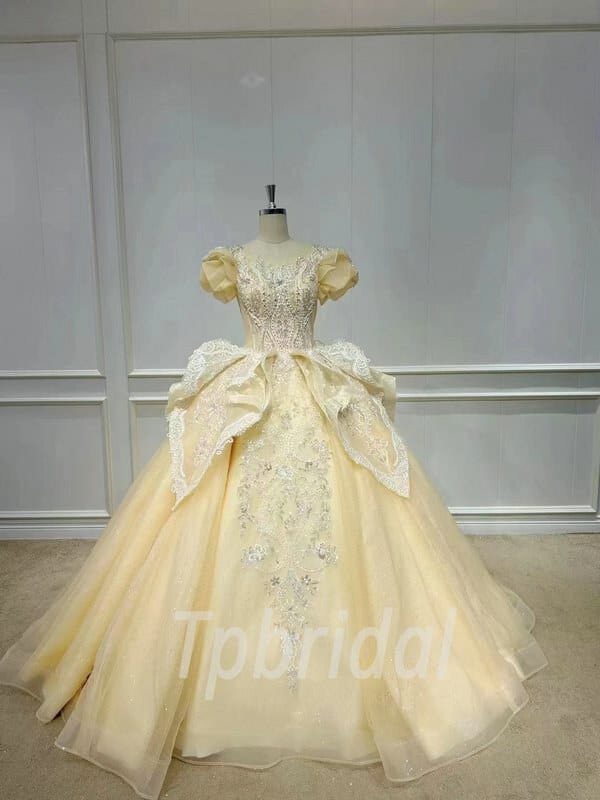 yellow quinceanera dress 1159-001