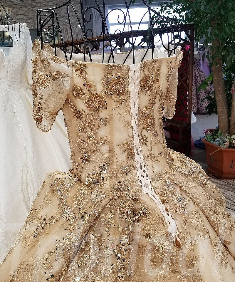 gold wedding dress-tp0036-16