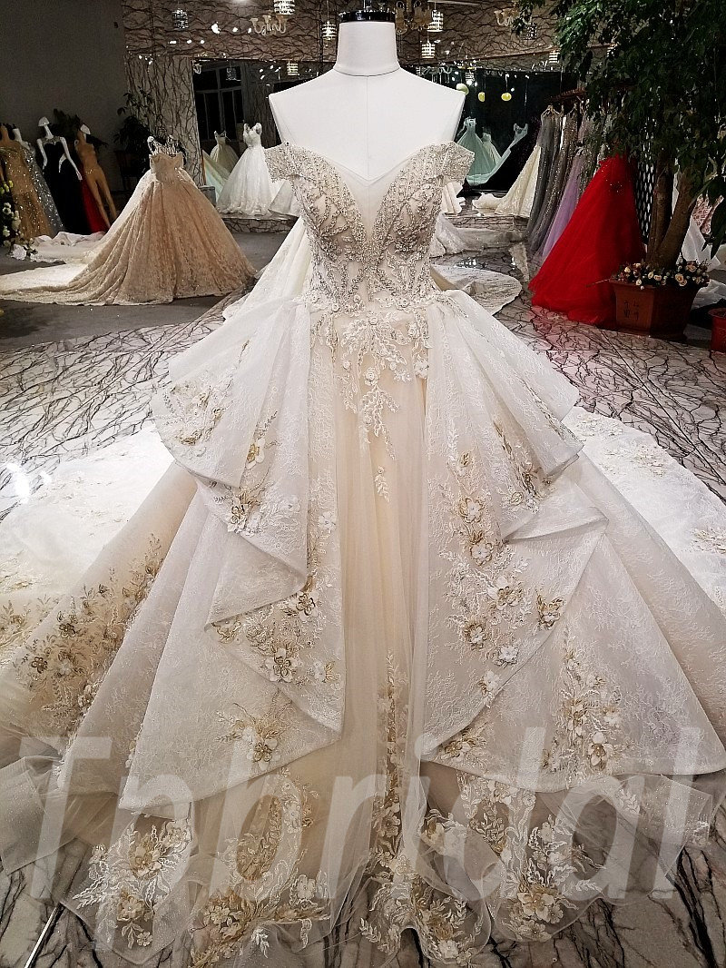 designer a line wedding dresses
