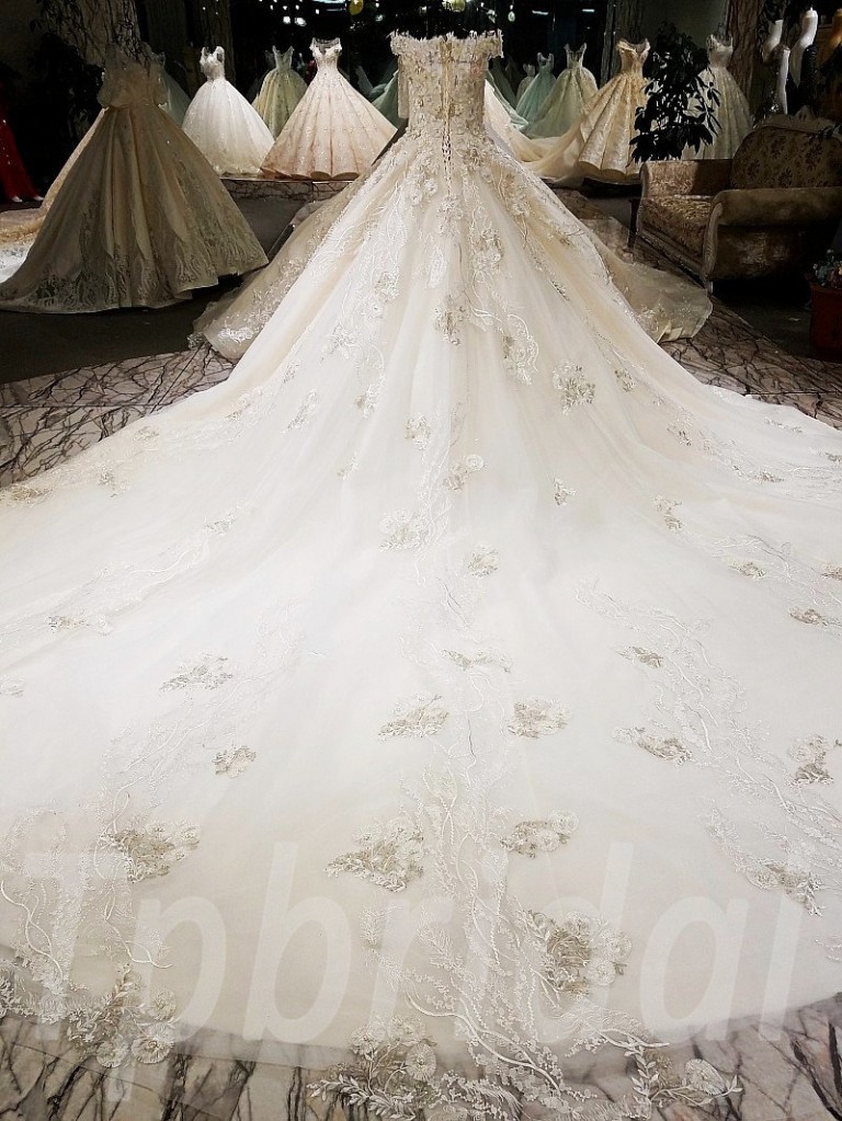 Tube Wedding Dress Hand Made Bridal Gown For Sale • tpbridal