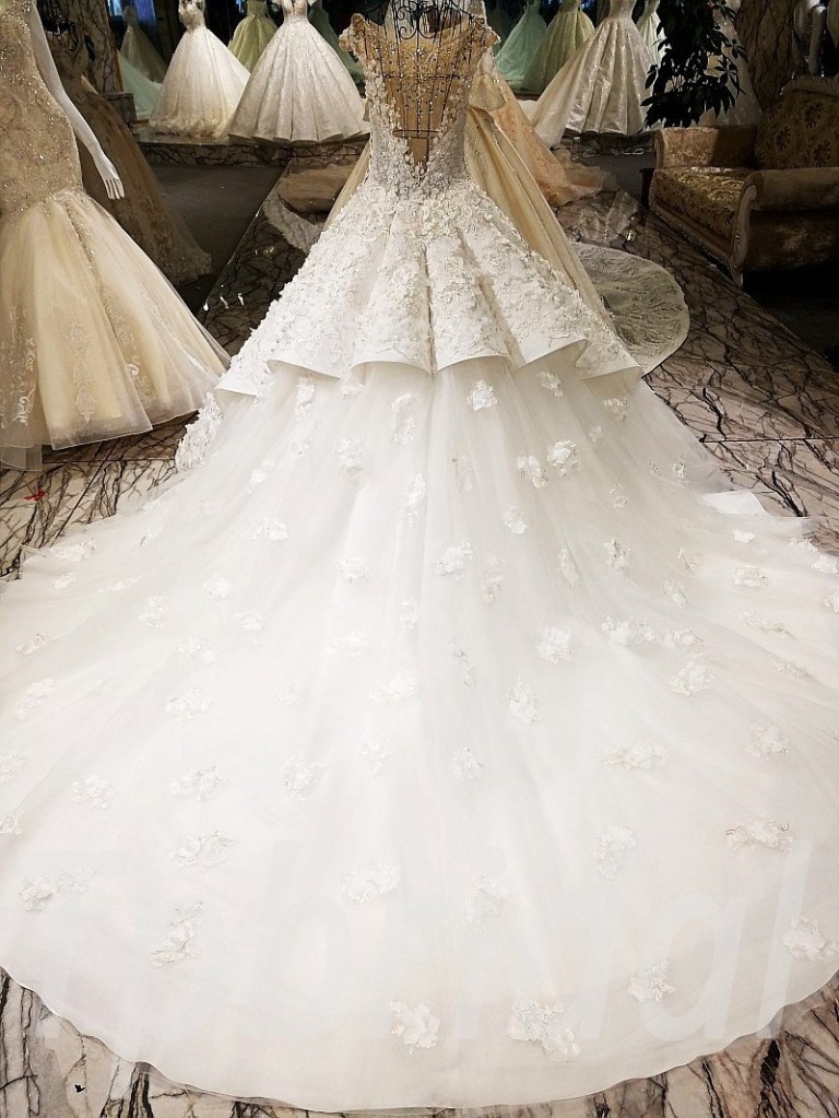 Wedding Dress Diamond Ball Gown Gorgeous Bridal Dress