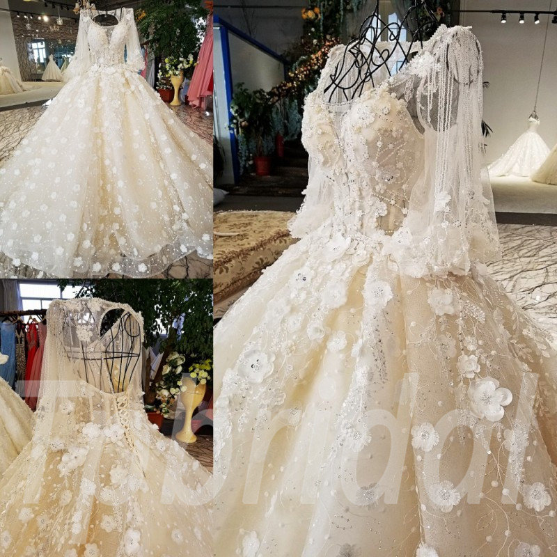 Aliexpress.com : Buy Dubai Luxury Wedding Dress 2018 Amanda Novias Real Work 100% top quality