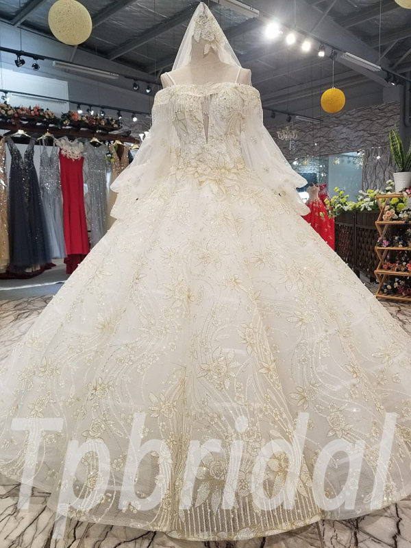 gold wedding gowns for sale