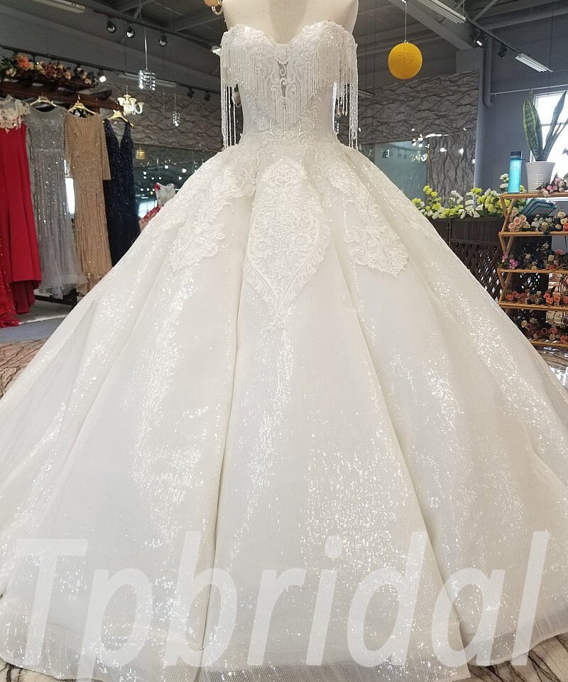 crystal wedding dress 282-12