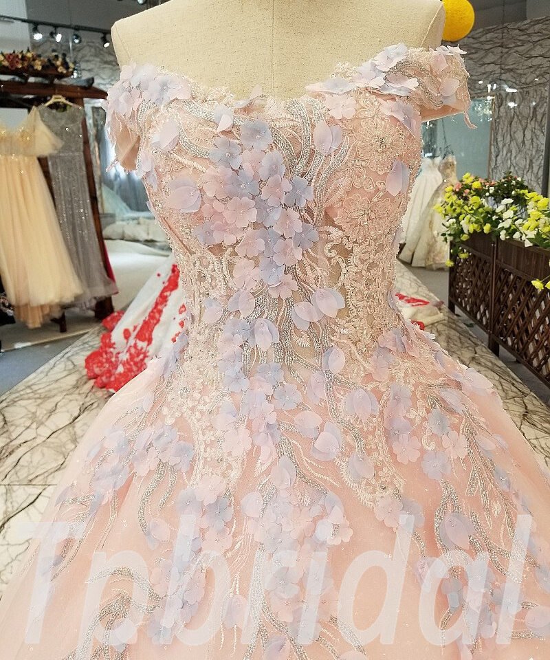 pink prom dress floor length 256-05