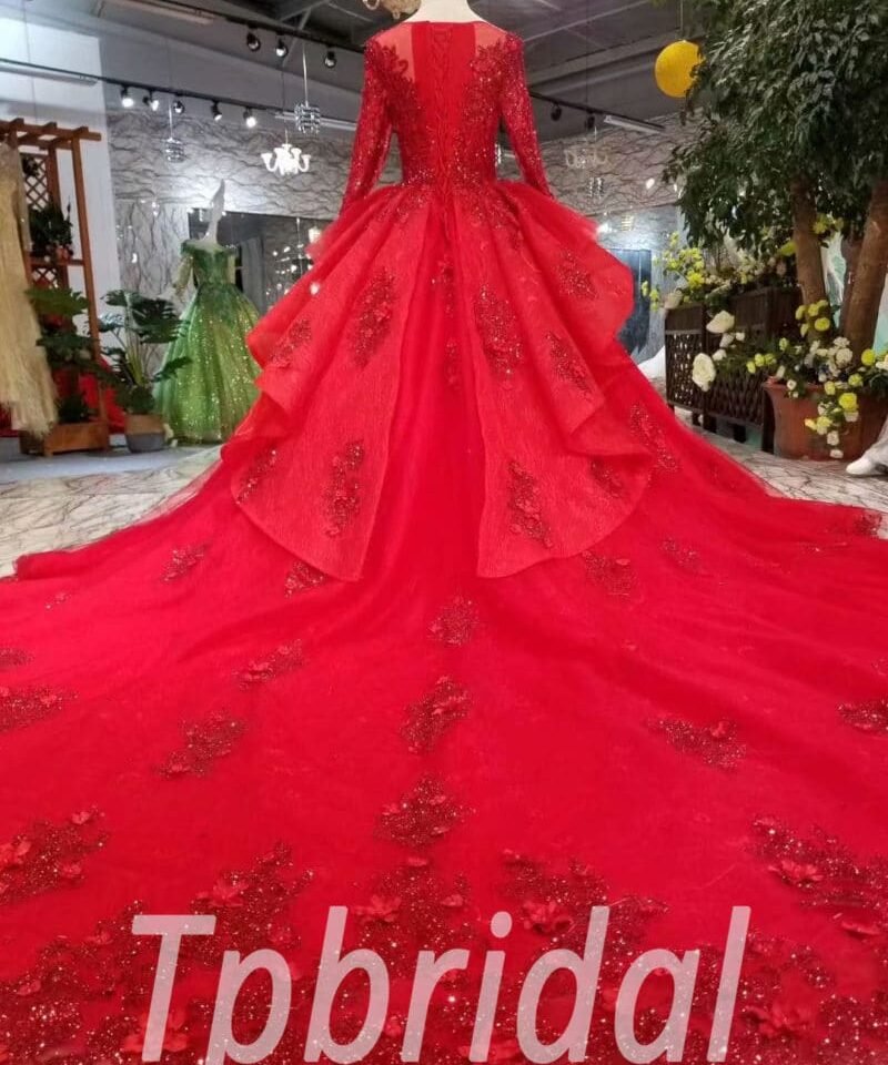 evening dress with train-20399-03