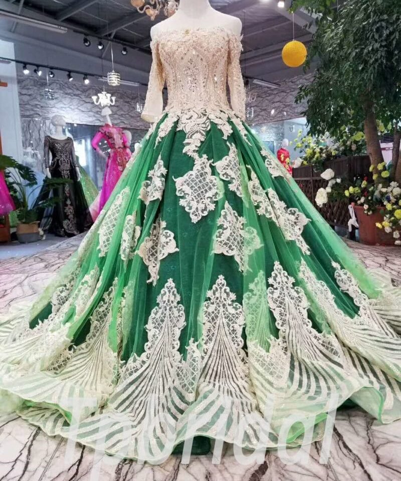green prom dress 2018-20379-01
