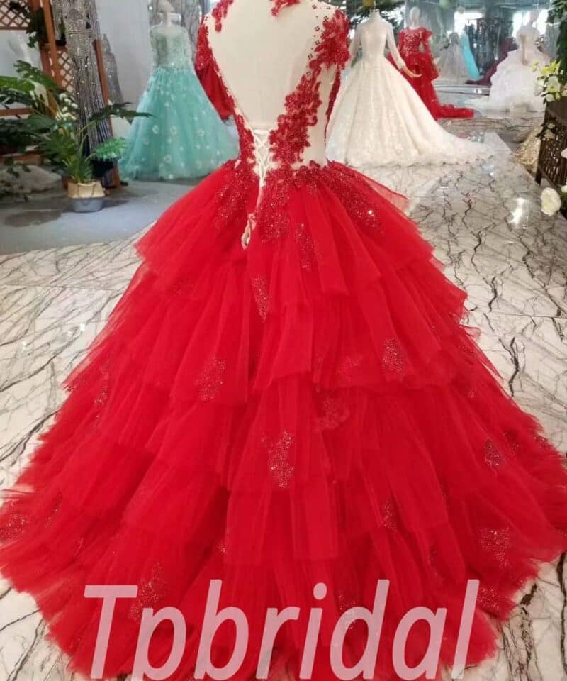 quinceanera dress red-20392-01