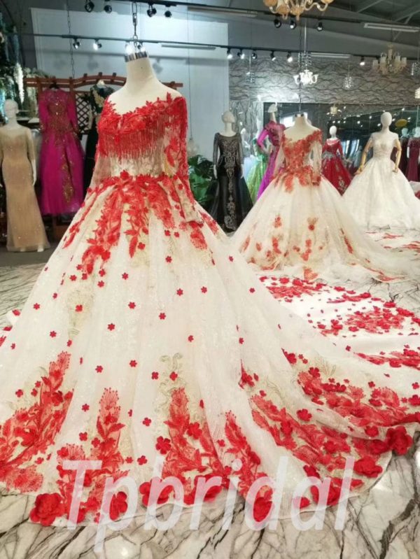 red and white 15 dresses