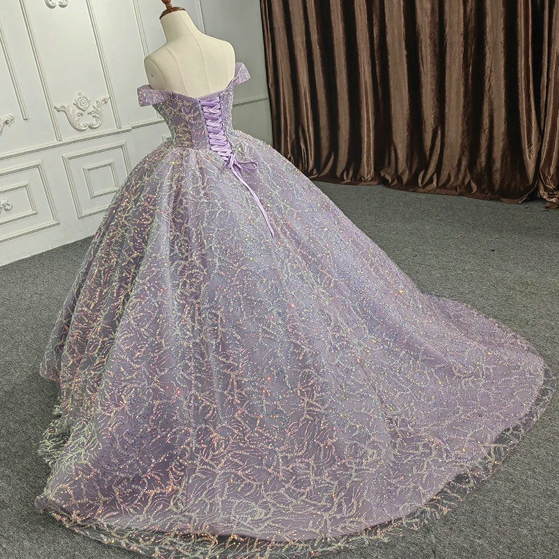 lavender light purple quinceanera dresses