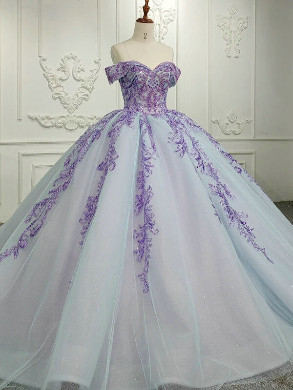 Blue quinceanera dresses gorgeous hand made party dress for girls