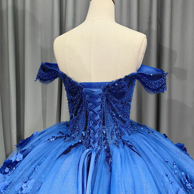 2021 Royal Blue Royal Blue Dress Quinceañera With Beaded Cascading Ruffles,  Gold Lace, And Sweetheart Neckline Perfect For Sweet 16, Engagement, Prom,  Or Party Gowns From Lindaxu90, $267.46 | DHgate.Com
