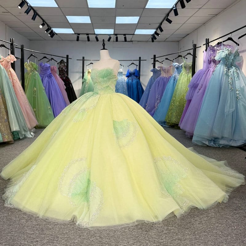 yellow quinceanera dresses 1568-04