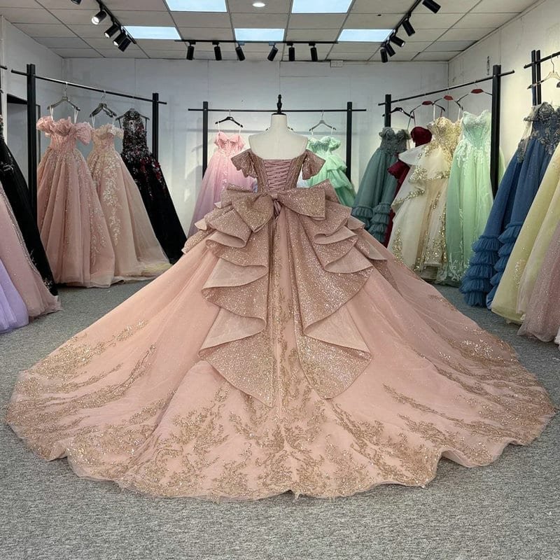 dusty pink wedding dress 163302