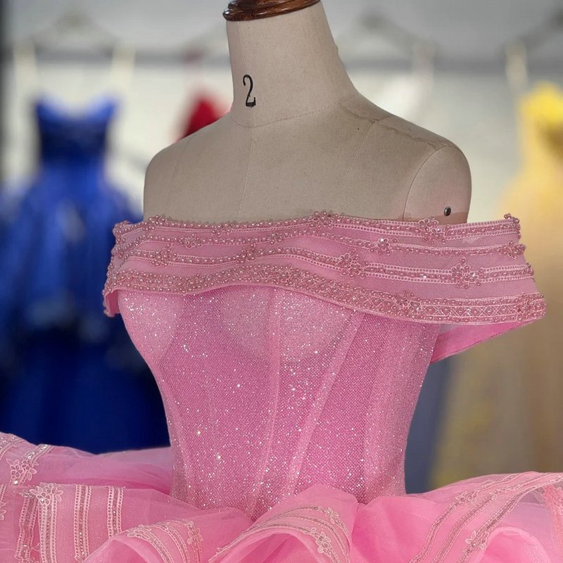 hot pink quinceanera dress 1636-05