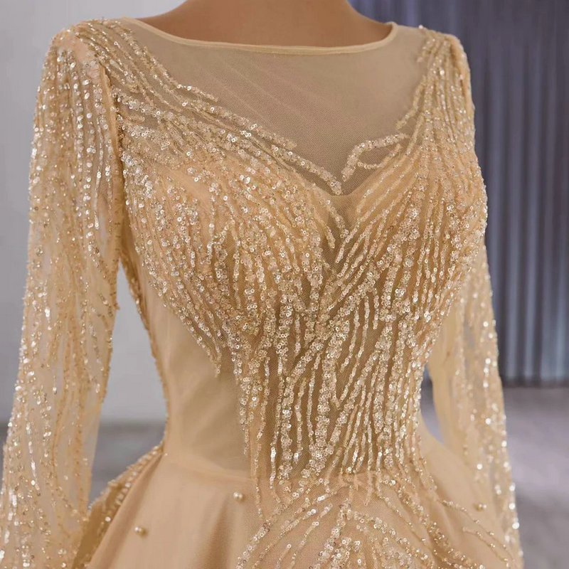 feather evening gown 1654-5