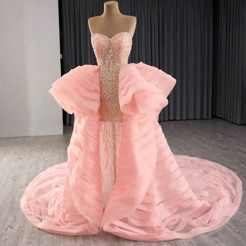 pink wedding guest dress 1658-5