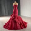 red wedding guest dress 1663-6