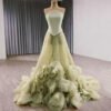 sage green evening gown 1653-1
