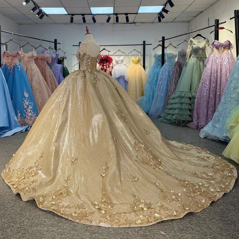 gold quince dress 1637-05