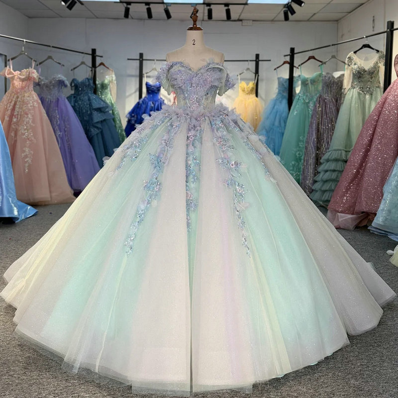 rainbow quinceanera dresses 1645-02