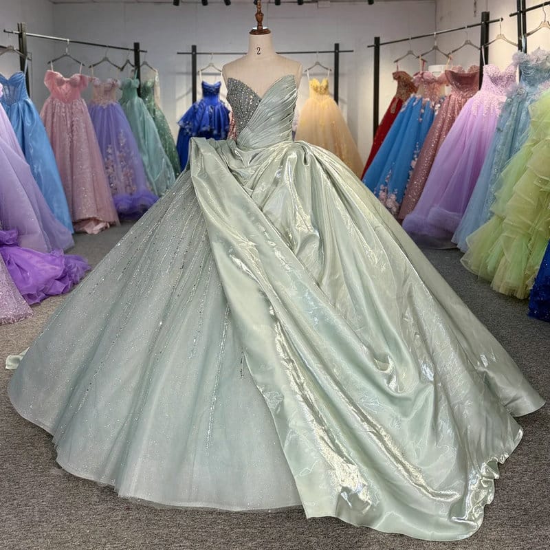 sage green wedding dress 1700-01